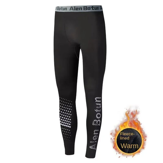 Herren Kompressionshose | Fleece Warm Tight | Winter Fit - BoysOutfit.de