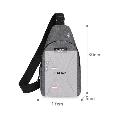 Modische Crossbody Tasche Herren | Leicht & Minimalistisch - BoysOutfit.de