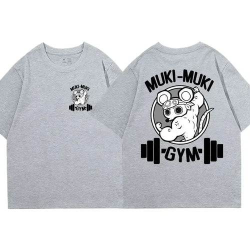 Muskelmaus Motiv | Uzui Tengen Print | Oversize Anime Streetwear - BoysOutfit.de