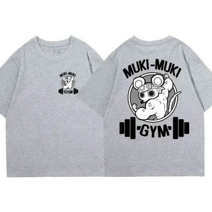 Muskelmaus Motiv | Uzui Tengen Print | Oversize Anime Streetwear - BoysOutfit.de