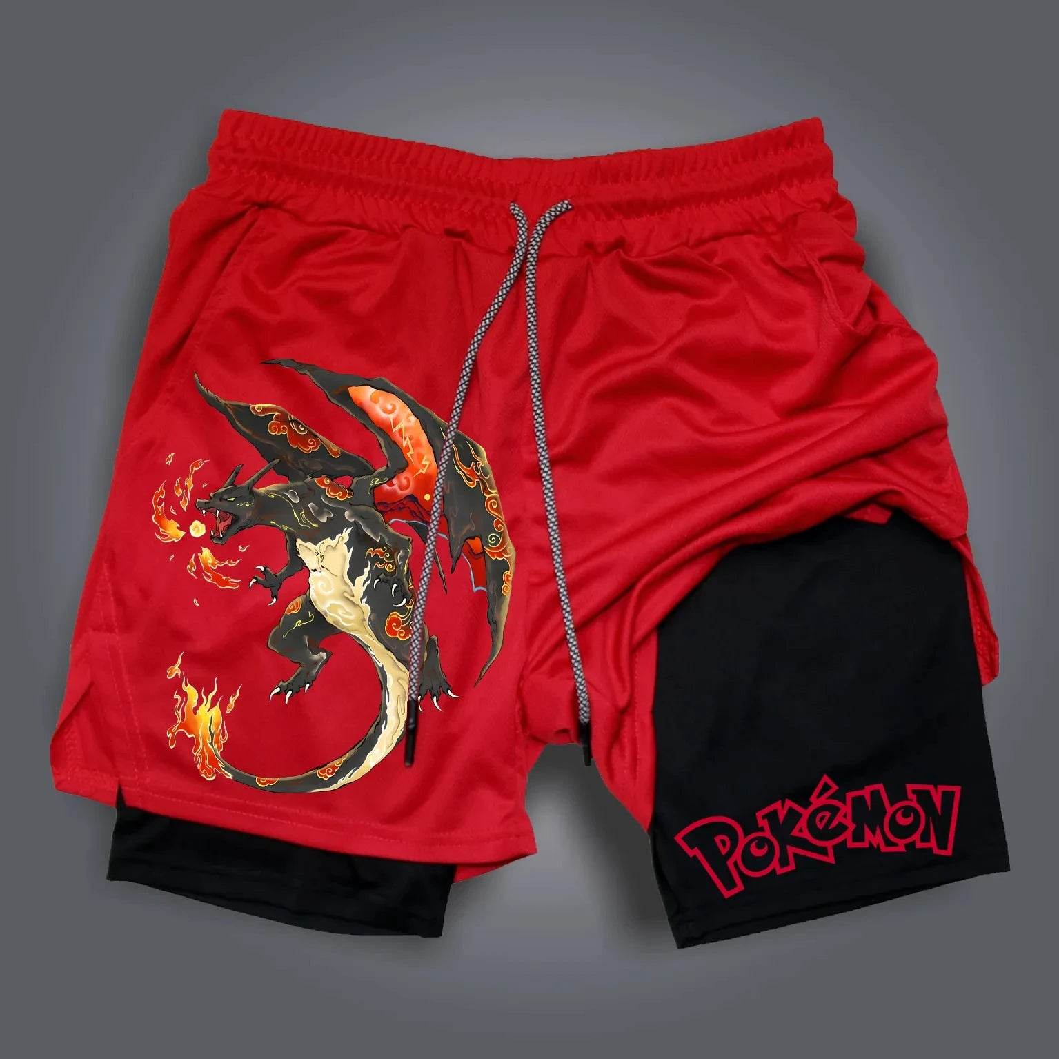 Anime Shorts Herren | Pokemon Gengar Print | Sommer Sport & Gym - BoysOutfit.de