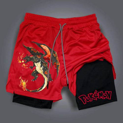 Anime Shorts Herren | Pokemon Gengar Print | Sommer Sport & Gym - BoysOutfit.de