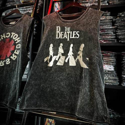 Herren Vintage Rock Band Tank Top | Ärmloses T-Shirt 2025 - BoysOutfit.de