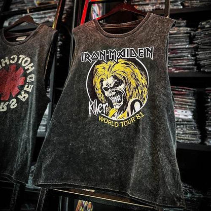 Herren Vintage Rock Band Tank Top | Ärmloses T-Shirt 2025 - BoysOutfit.de