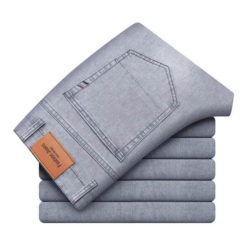 Herren Casual Jeans | Gerade Passform | Leichte Baumwolle - BoysOutfit.de