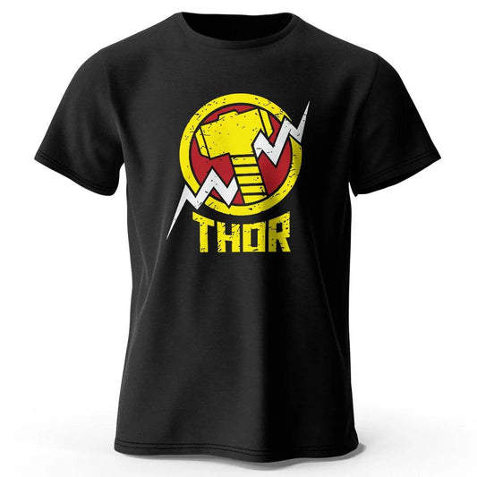 Thor T-Shirt Herren | Oversize Vintage Print | 100% Baumwolle Sommer - BoysOutfit.de