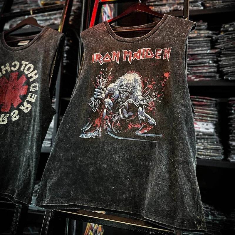 Herren Vintage Rock Band Tank Top | Ärmloses T-Shirt 2025 - BoysOutfit.de