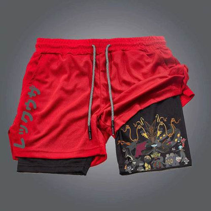 Anime Shorts Herren | Pokemon Gengar Print | Sommer Sport & Gym - BoysOutfit.de