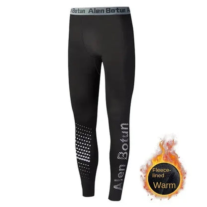 Herren Kompressionshose | Fleece Warm Tight | Winter Fit - BoysOutfit.de
