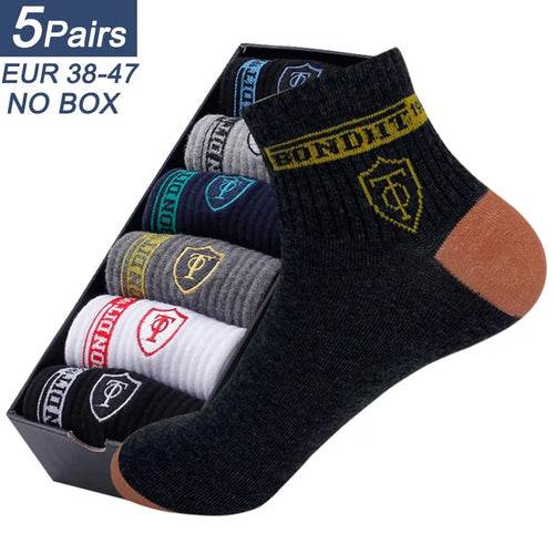 5 Paar Herren Sportsocken | Dünn & Atmungsaktiv | Freizeit & Sport - BoysOutfit.de
