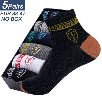 5 Paar Herren Sportsocken | Dünn & Atmungsaktiv | Freizeit & Sport - BoysOutfit.de