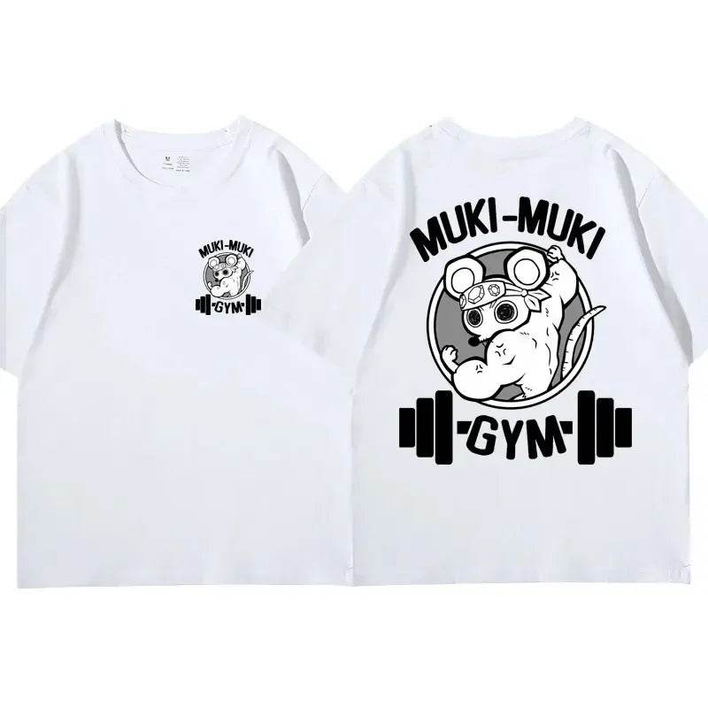 Muskelmaus Motiv | Uzui Tengen Print | Oversize Anime Streetwear - BoysOutfit.de