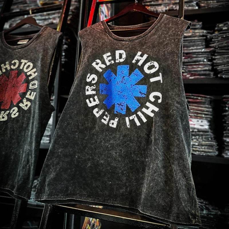 Herren Vintage Rock Band Tank Top | Ärmloses T-Shirt 2025 - BoysOutfit.de