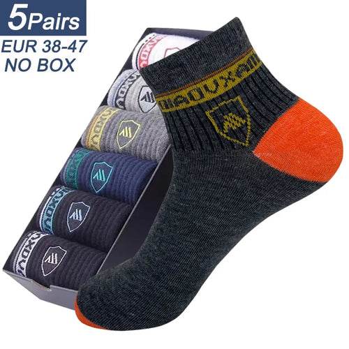 5 Paar Herren Sportsocken | Dünn & Atmungsaktiv | Freizeit & Sport - BoysOutfit.de