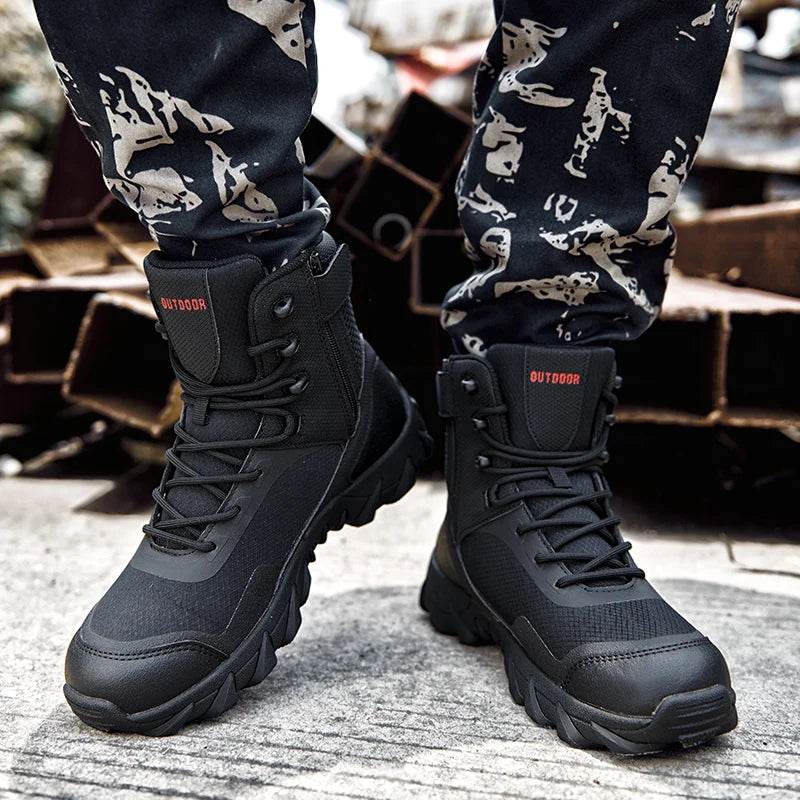 Outdoor Taktische Herrenstiefel | Trainingsstiefel für Herren | Robust - BoysOutfit.de